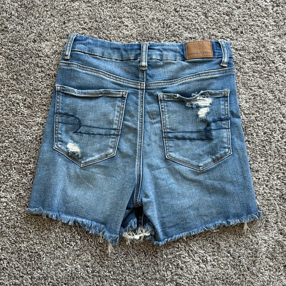 American Eagle curvy jean shorts size 2